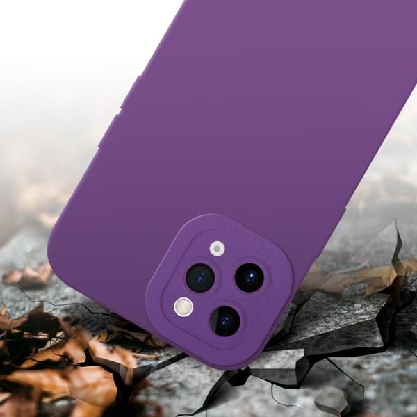 Skyddsfodral för iPhone 11 PRO i MATTE VIOLETT FLUID Stötskyddande Violett