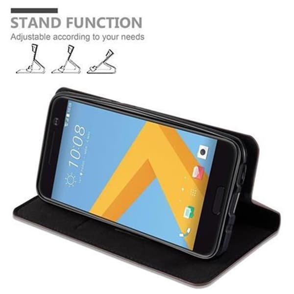 Etui för HTC ONE M10 Fodral i MÖRKBROWN brun