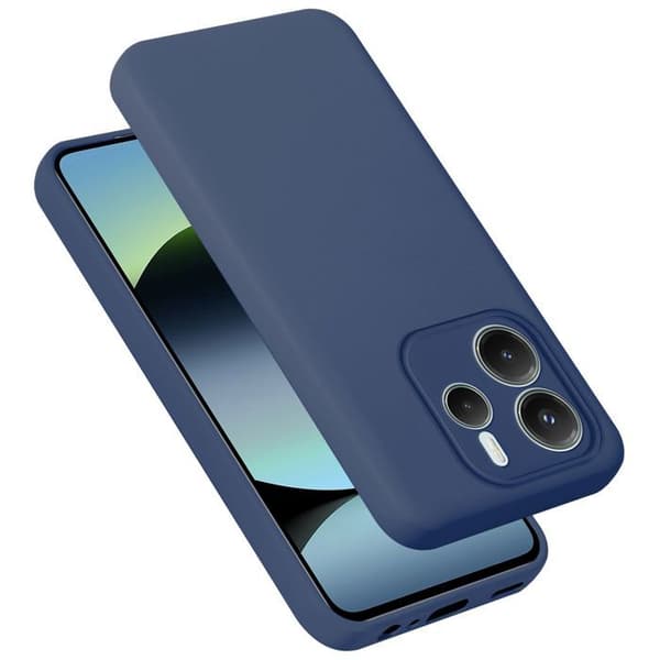 Skyddsskal för Xiaomi Redmi Note 14 4G Stötabsorberande i LIQUID BLUE Blå