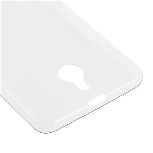 Transparent stötsäker silikonfodral för Nokia Lumia 850 Vit