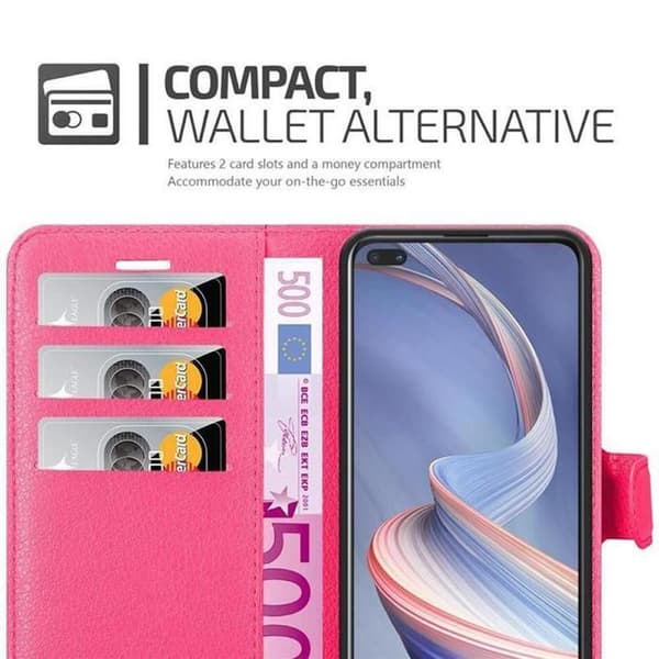 Etui för Oppo A92s i SOCKERROSA Ros