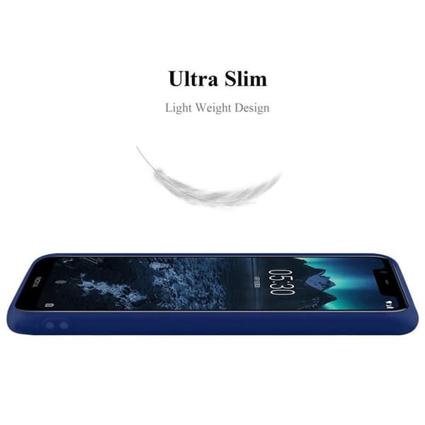 Skyddsfodral för Nokia 5.1 CANDY MÖRKBLEU Stötabsorberande Silikon Blå