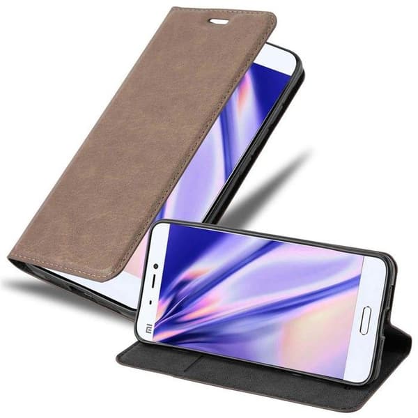 Fodral för Xiaomi Mi 5 i MÖRK BRUN brun