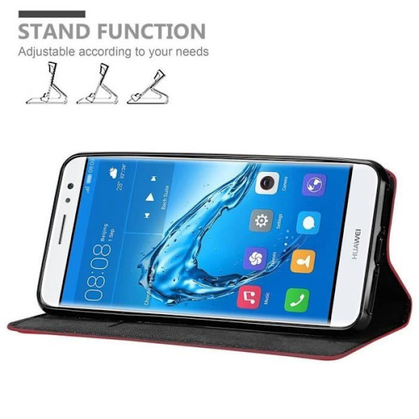 Cadorabo Fodral till Huawei NOVA PLUS i APPLE RÖD