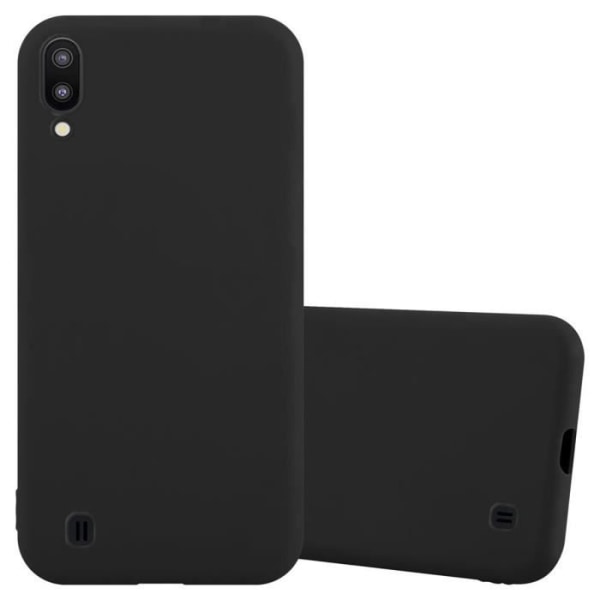 Fodral för Samsung Galaxy A10 / M10 i CANDY BLACK Cadorabo Cover Protection silikon TPU-fodral