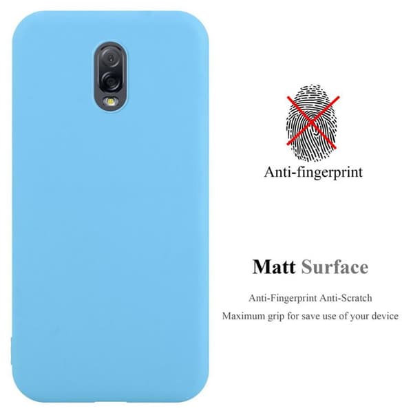 Skyddsfodral för Samsung Galaxy J7 PLUS / C8 CANDY BLÅ Stötabsorberande Silikon Blå