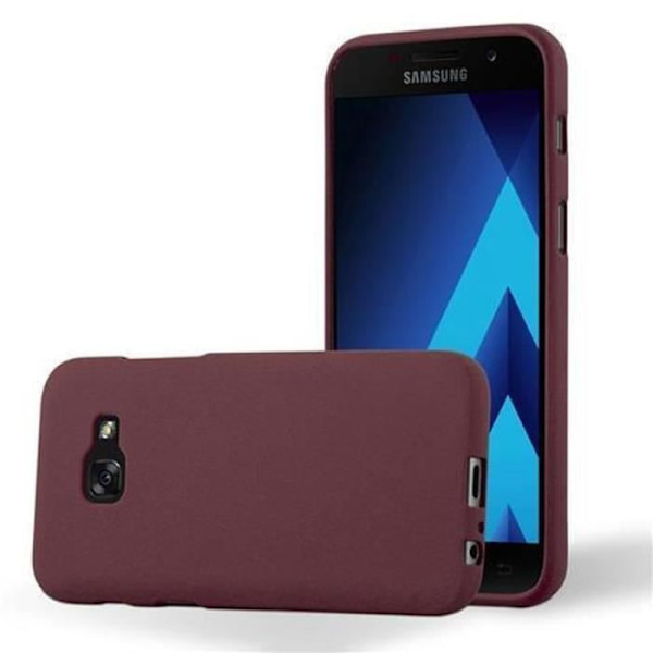 Samsung Galaxy A5 2017 (7) Fodral i FROST LILAC BORDEAUX från Cadorabo (FROST Design) Ultratunt mjukt silikon TPU-gelskydd