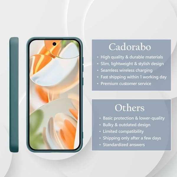 Skal för Google Pixel 9 PRO Stötabsorberande i LIQUID GREEN Grön