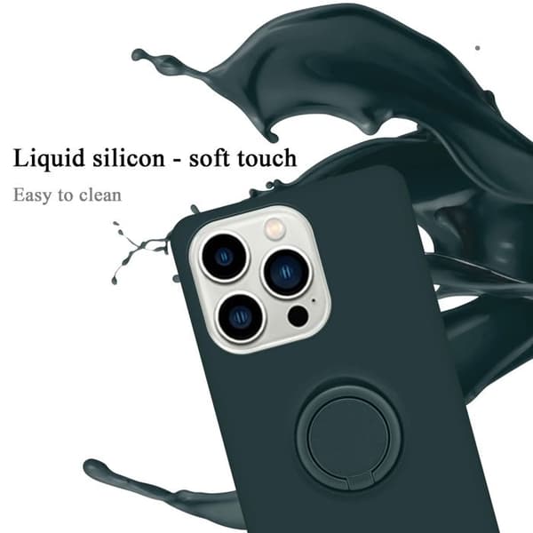 Skal för iPhone 14 PRO i LIQUID GREEN Stötskydd Grön
