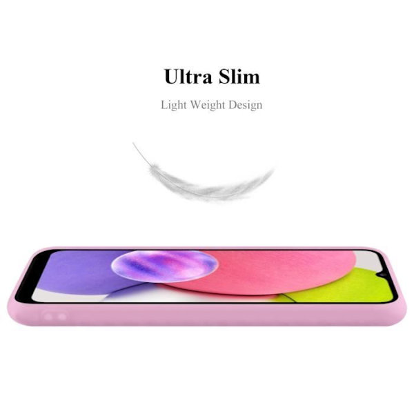 Coque - CADORABO - Samsung Galaxy A03s - Candy Rose Vif - Silikon TPU - Chockskydd Candy Hot Pink