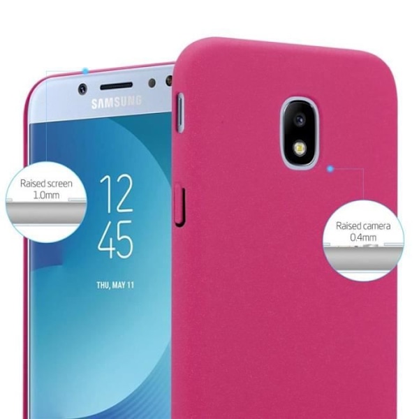 Coque - CADORABO - Samsung Galaxy J7 2017 - Hård Skydd - Matt Design - Färg Rosa Rosa