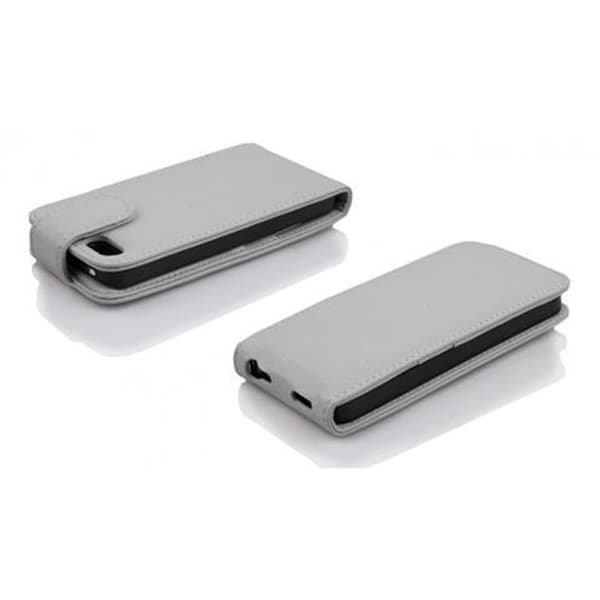 Etui för iPhone 5C Fodral med flip i VIT MAGNESIUM Skydd Vit