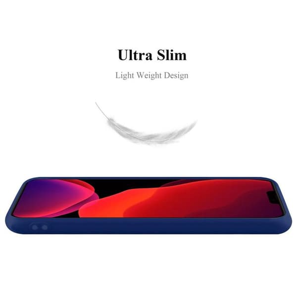 Skal för iPhone 12 PRO MAX CANDY MÖRKBLOMMA Stötskydd Silikon Blå