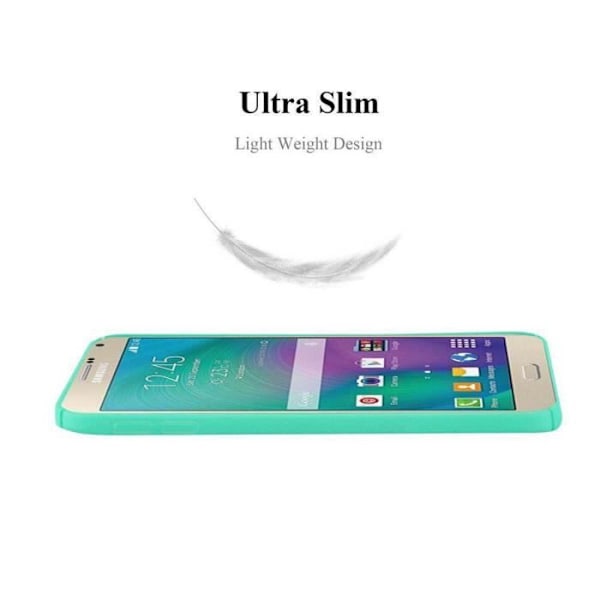 Coque - CADORABO - Samsung Galaxy A7 2015 - Stötskydd - Frostad Design - Färg Frosty Grön Frostig grön