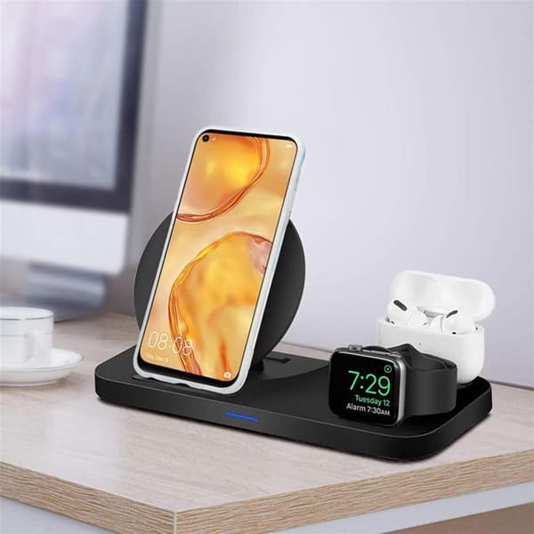Skal för Huawei NOVA 6 SE / P40 LITE / NOVA 7i i Marmor Grå Vit Blå Nr. 2 Skyddsetui Blå