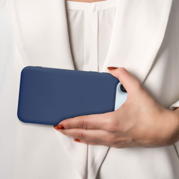 Skal för iPhone 17 AIR Stötskydd i LIQUID BLUE Blå