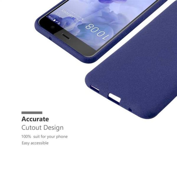Skyddsskal för HTC U PLAY FROST MÖRKBLAU Silikon TPU Blå