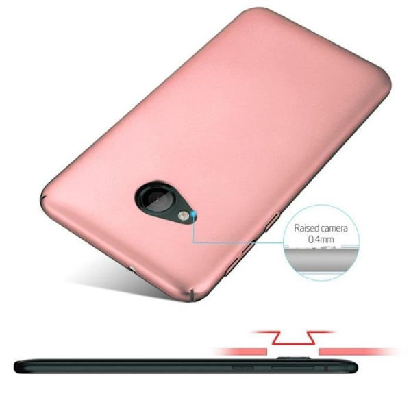 Coque - CADORABO - HTC U PLAY - Hårt skydd - Matt metallisk design - Orange Orange