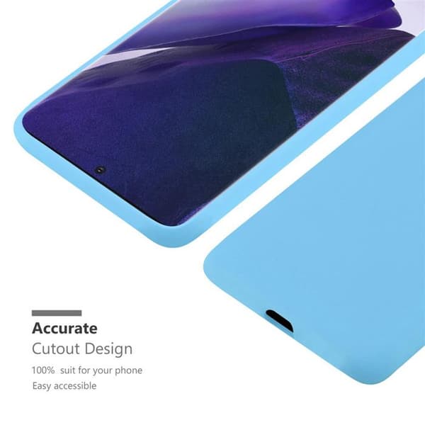 Skyddsfodral för Samsung Galaxy NOTE 20 CANDY BLÅ Stötsäker Silikon Blå