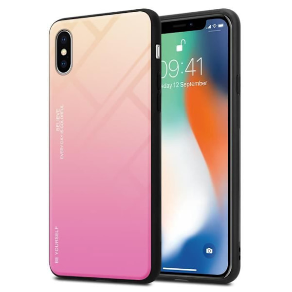 Fodral för Apple iPhone Gul, Rosa