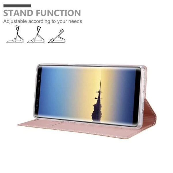 Cadorabo Fodral till Samsung Galaxy NOTE 8 i CLASSY ROSÉ GULD