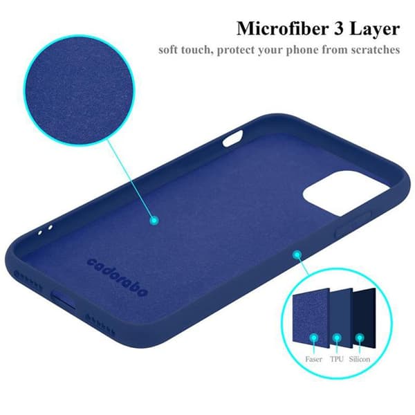 Skal för iPhone 11 Stötabsorberande i LIQUID BLUE Blå