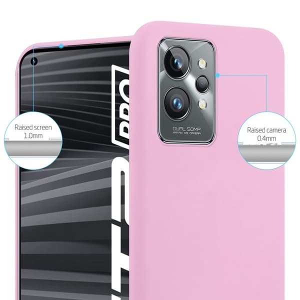 Skyddsskal för Realme GT 2 PRO CANDY ROSE VIF Stötskyddande Silikon Ros