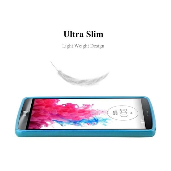 Coque - CADORABO - LG G3 STYLUS - Turkos - Silikon TPU - Lätt och mjuk skydd Turkos