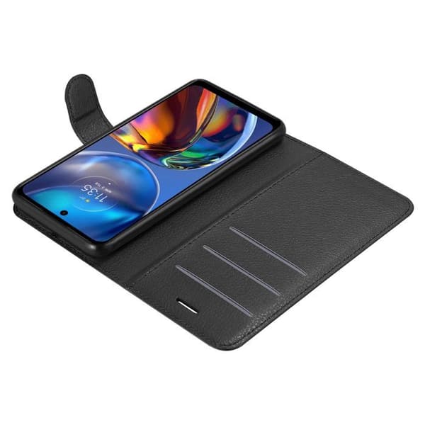 Fodral för Motorola MOTO E32 4G / E32S i JET BLACK Svart