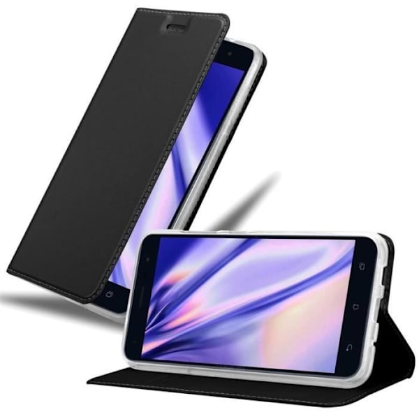 Cadorabo Fodral till Asus ZenFone 3 i KLASSIG SVART