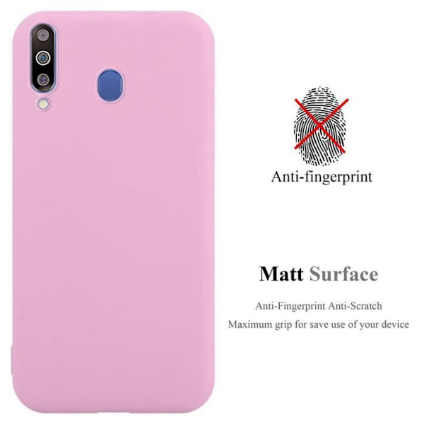 Coque - CADORABO - Samsung Galaxy M30 / A40s - Candy Rose Vif - Skydd i silikon TPU - Trendig design Candy Hot Pink