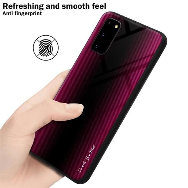 Skyddande stötsäker skal för Samsung Galaxy S20 CRAMIN ROSA Ros