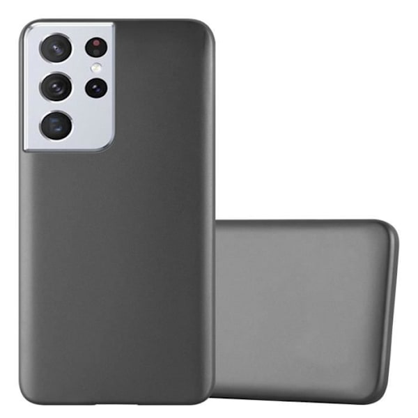 Coque - CADORABO - Samsung Galaxy S22 ULTRA - Silikon TPU skydd - Tunn design - Färg Grå Grå