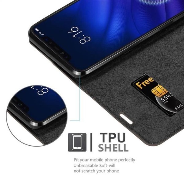 Cadorabo Fodral till Xiaomi Mi 8 PRO i KAFFEBRUNT