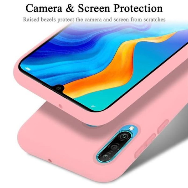 Telefonfodral - CADORABO - Huawei P30 Lite - Silikon TPU - Optimal skydd - Tunt design Rosa