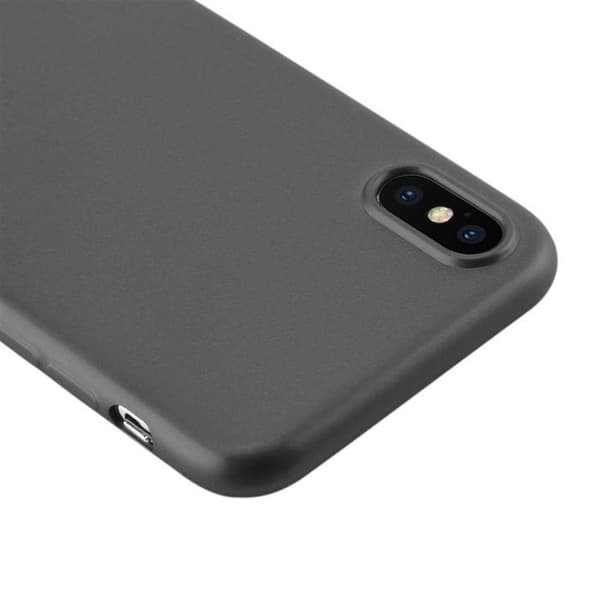 Skyddsfodral för iPhone X / XS Metallisk GRÅ Matt Design Grå