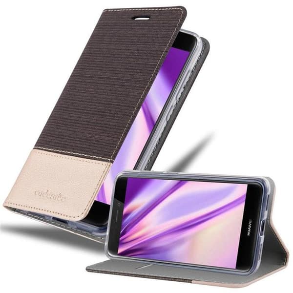Skyddsfodral för Huawei P8 LITE 2017 / P9 LITE 2017 i ANTRACITFÄRG Etui Case Stötskydd Grå