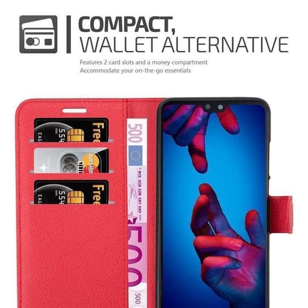 Etui för Huawei P20 i KIRSCHRÖD Röd
