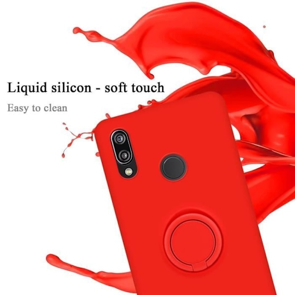 Coque - CADORABO - Huawei P20 LITE 2018 / NOVA 3E - Liquid Red - Silikon TPU - Stötskydd Flytande Röd
