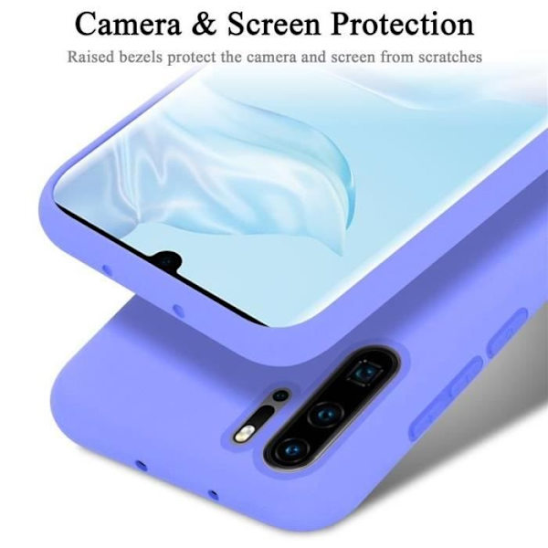 Telefonfodral - CADORABO - Huawei P30 Pro - Silikon TPU - Lila - Optimal skydd Lila