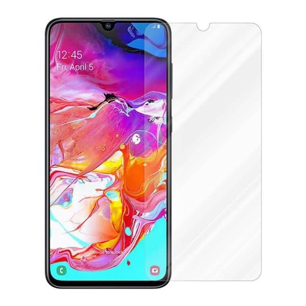 Härdat skärmskydd för Samsung Galaxy A70 / A70s Vit