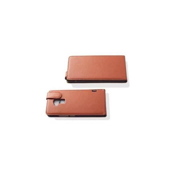 Cadorabo Fodral Fodral för > HTC ONE MAX T6 < i Flip Style Fodral Fodral Bumper Wallet i HAZEL BROWN