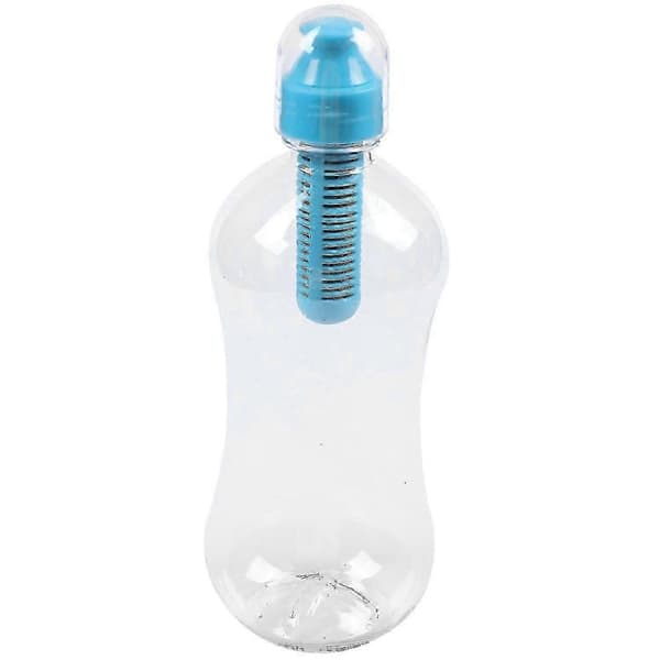 550 ml ulkovesipullo suodattimella, sininen
