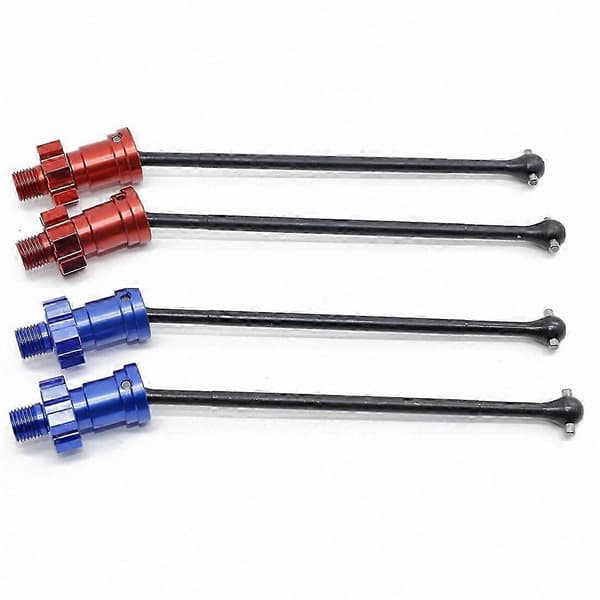 4 stk. CVD-drivaksler opgraderingssæt til 1/5 RC-biler kompatible med XMAXX 6S 8S-modeller Blue