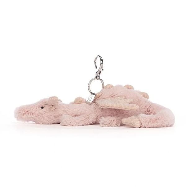Jellycat Amuseables Rose Dragon Väskberlock 22cm