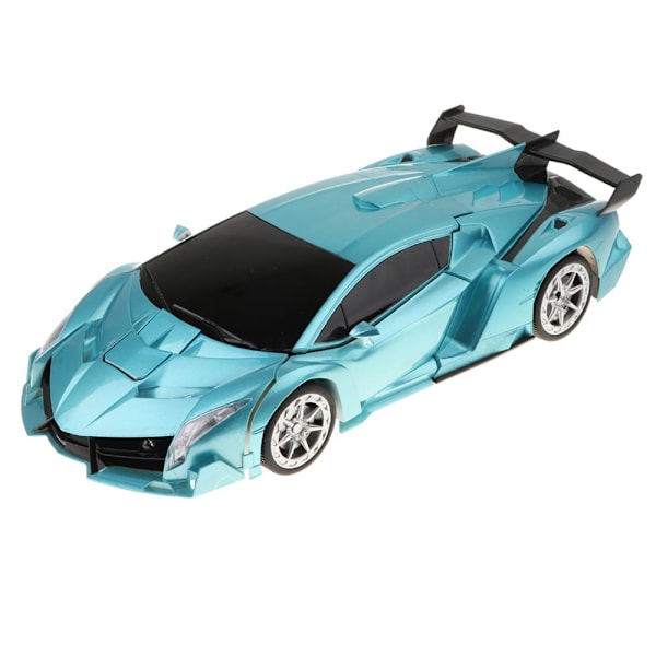 1:12 2-i-1 Geststyrd RC Racingbil Transformerande Robot Leksak Present E