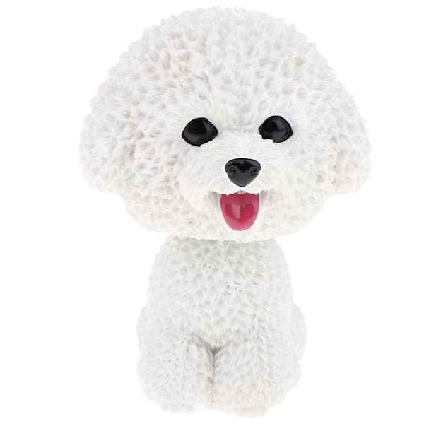 Harts Bobble Head Hund Actionfigur Leksak Hem / Bil Instrumentbräda Dekor C