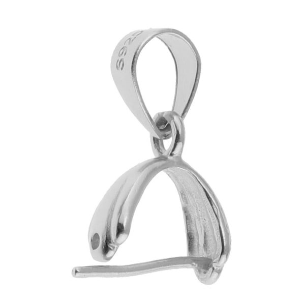 925 silver färg Pendel Spring Clip Safety Clip 6,5 mm