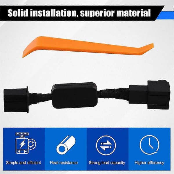 Auto Start Stop Eliminator til 2018-2023 Jeep Wrangler JL/JLU, Plug & Play Motorkabel (Ekskluderer 4XE)