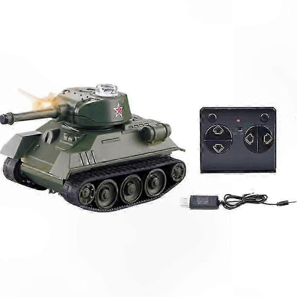 Fjernkontroll Mini Tank Elektronisk Kjøretøy Bærbar Lomme RC Modell C